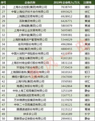 上海大公司排名(上海企业100强)插图4